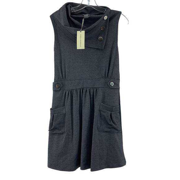 Isabella Rodriguez Gray Turtleneck Sleeveless Dress Women’s XL Plus NWT - Picture 1 of 5